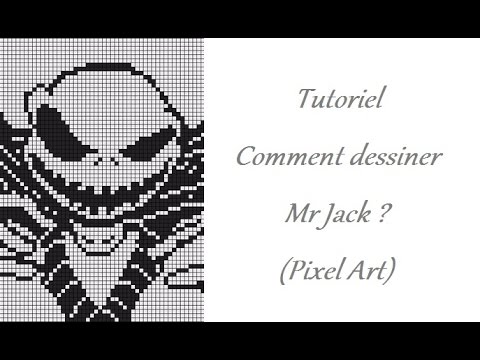 🌟Tutorial - How to draw Mr Jack in pixel art 🌟