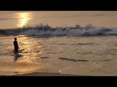 Early Morning Beach with family