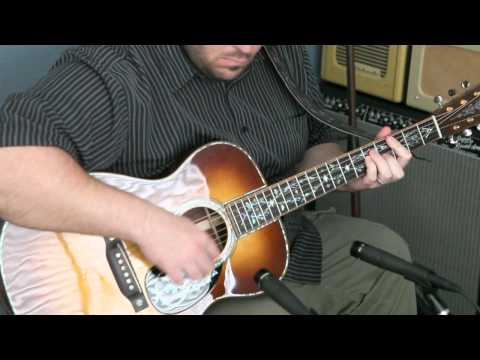 Chicken Picks Demo vs. Fender Medium Pick on a Custom Martin OM-28 Marquis