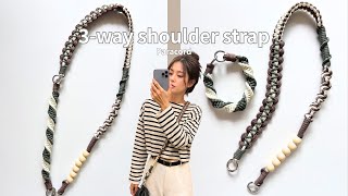  【パラコード】3WAYショルダーストラップの作り方｜初心者にもおすすめ | 3-Way Paracord Shoulder Strap Tutorial