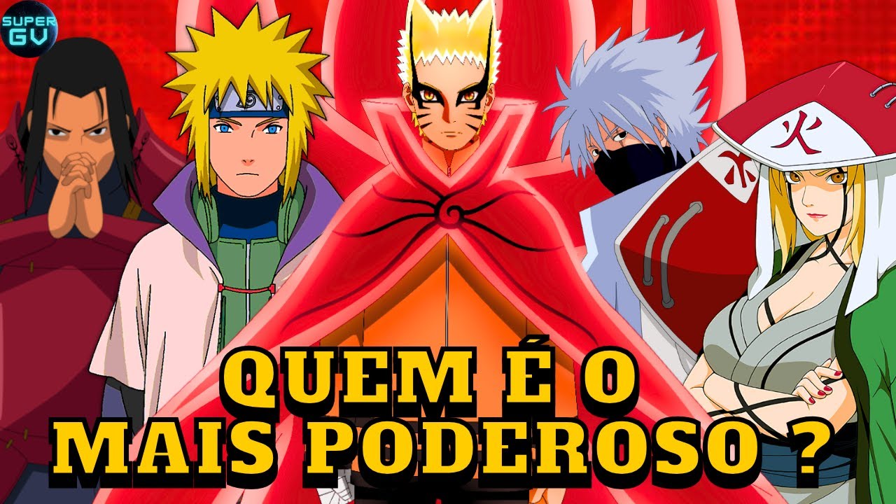 RANKING dos HOKAGES MAIS PODEROSOS em Naruto Shippuden