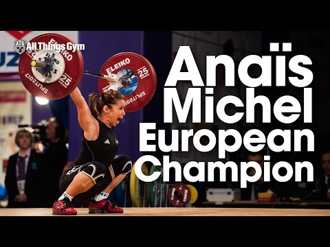 Anaïs Michel (48kg, France) 80kg Snatch 100kg Clean & Jerk 2017 European Championships