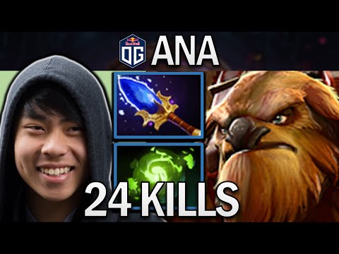 Earthshaker Dota 2 Gameplay OG.Ana with 24 Kills and Refresher #dota #dota2