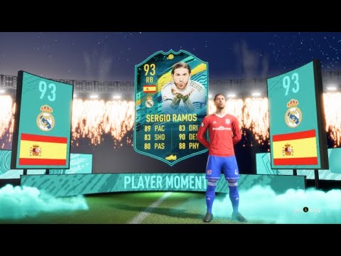 INSANE 93 PLAYER MOMENTS SERGIO RAMOS COMPLETED!! FIFA 20 Ultimate Team