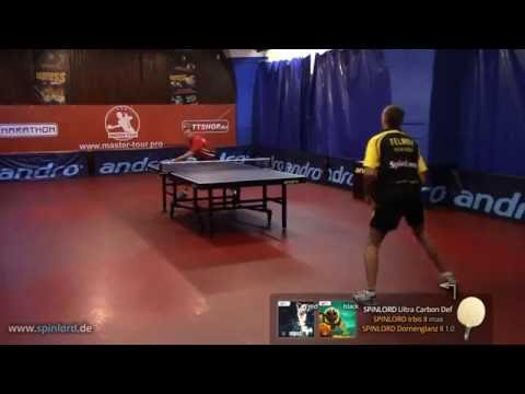 SPINLORD Irbis II max - FH topspin on LION Carbozone Off+