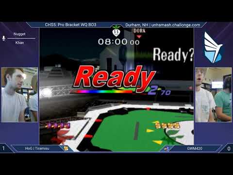 Cold Hard Smash 5 SSBM - HoG | Tiramisu (Fox) vs. GWM420 (Falco) - Melee WQF