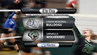 Full replay: Class S Volleyball Quarterfinal - Lyman at Griswold