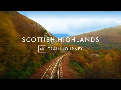 Scotland’s most picturesque railway journey | The West Highland Line Relaxing 4K Train Journey