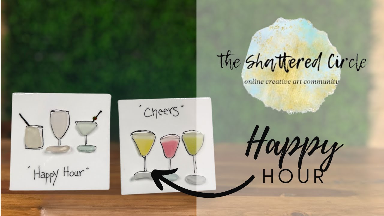 Happy Hour (Beginner Sea Glass & Resin Art Tutorial)