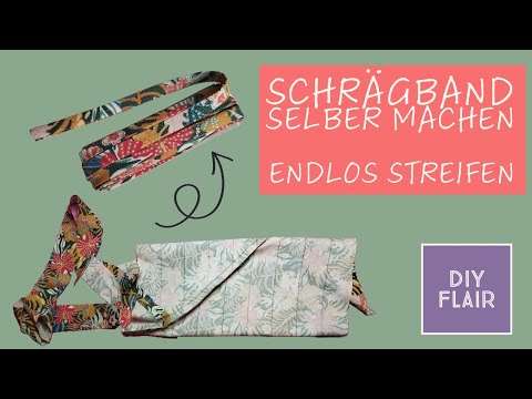 Make your own bias tape / sewing with fabric scraps / DIY bias tape making instructions