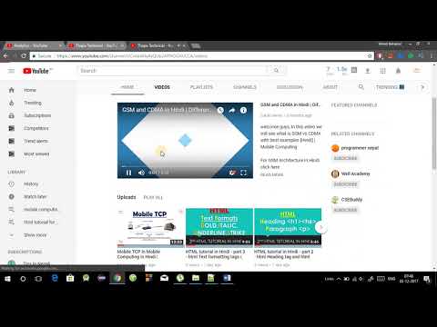 HTML tutorial in Hindi part 5 How to use Anchor tag in html with example in hindi
