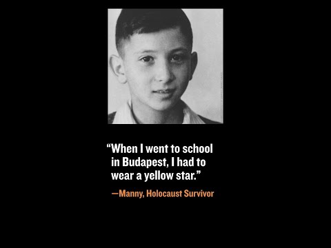 Holocaust survivor Manny recalls when hatred against Jews shattered his world.