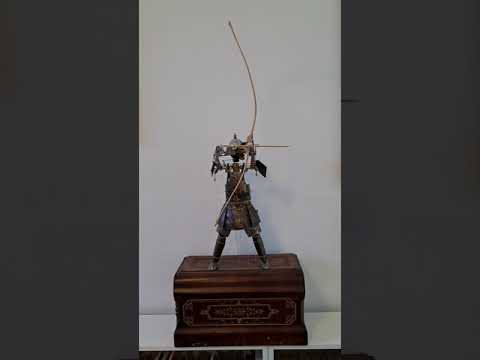 Kyudo automaton - a Japanese archer in full armour