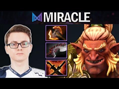 NIGMA.MIRACLE TROLL WARLORD IN PRO MATCH - DOTA 2 PRO GAMEPLAY