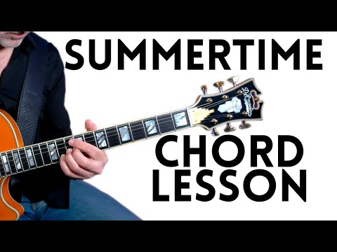 Beginning Jazz Guitar! Learn how to play SUMMERTIME (Tabs)
