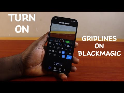 How to Turn ON Gridlines on Blackmagic Camera App