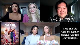 Rose Zilla-Ba, Carolina Renner, Josielyn Aguilera and Lacy Hartselle for Freeform's Love Trip: Paris video