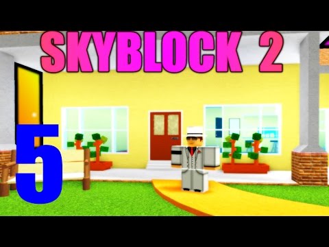 Building A House Skyblock 2 Ep 5 Roblox Gaiia - roblox skyblock 2 how to get stone roblox robux generator