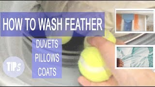 YEAR TIP: How to wash feather clothes: DUVET, PILLOWS, COATS...