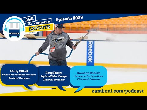 Ask The Zamboni Experts Podcast Episode #029: Brandon Radeke – Director of Ice Ops., Pittsburgh Penguins | Zamboni