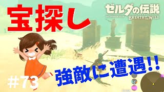 ほこらチャレンジ「ゲルド砂漠で宝探し」【ゼルダの伝説ブレスオブザワイルド女性実況】～今日もゼルダを救えない#73