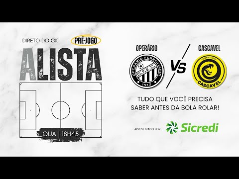 THE LIST: LIVE pre-game coverage for OPERÁRIO vs. Cascavel, live from Germano Krüger Stadium!!