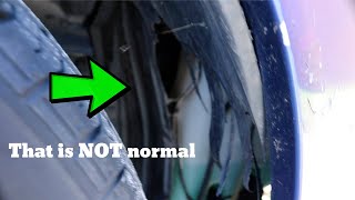 Replacing 2001 Honda Insight wheel fender liner