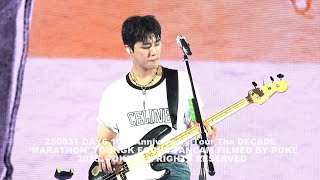 250831 DAY6 10th Anniversary Tour The DECADE ‘MARATHON’ YOUNGK FOCUS 4K FANCAM 데이식스 영케이 마라톤 직캠