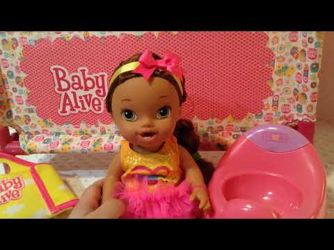 Baby Alive Darci's Dance Class Doll Collective Haul and Night Routine Changing and Feeding Video Video