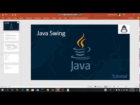 Introduction To Swing In Java Part 1 Java Swing Tutorial Creating Jframe In Java