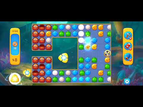 Fishdom Easy Level 11764 (with ingame Double Bomb Booster) @choraelmin