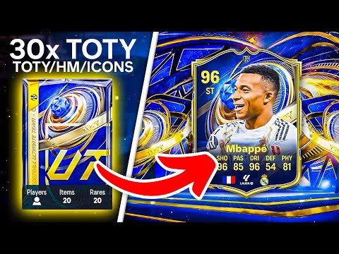 WE PACKED 30x TOTY/TOTY HM/TOTY ICONS! 🥳 FC 26 Ultimate Team
