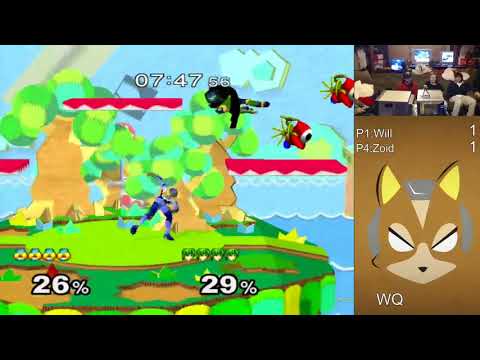 Justin Joe's Basement Bash 6 LQ - Alex18+ (Fox, Marth) vs. DJ Porkrinds (Fox, Sheik)
