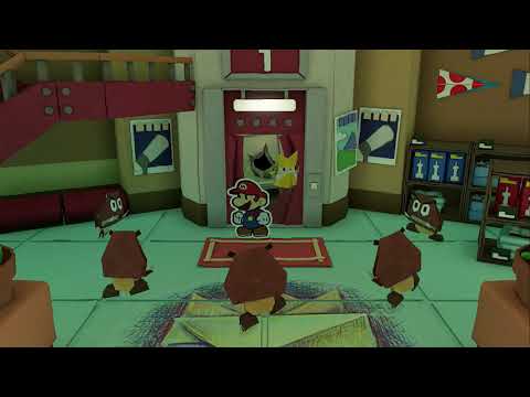 Paper Mario The Origami King part 17 walkthrough No commentary