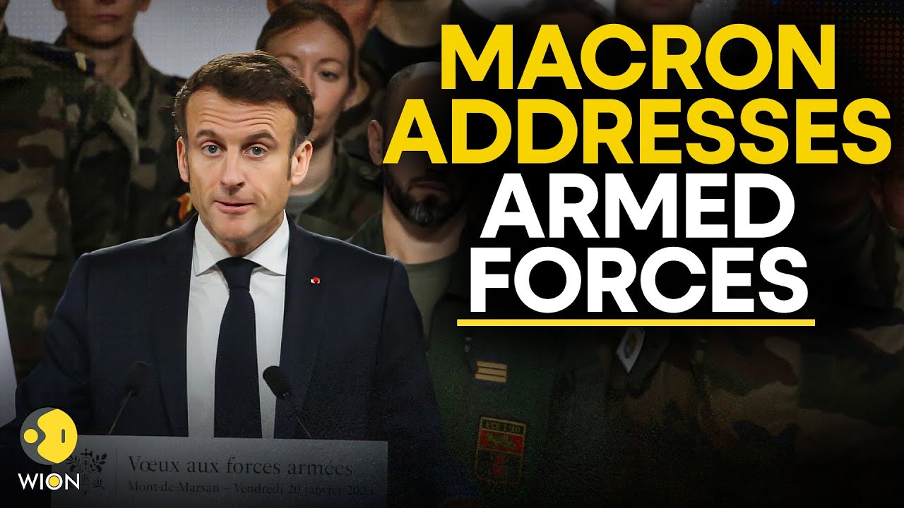 LIVE: French President Macron Addresses Troops At Southern Military Base | WION Live