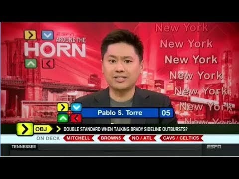 Around The Horn Today 12/7/2017 - Double Standard When Talking Brady Sideline Outbursts?