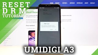 How to Remove DRM Licenses in UMIDIGI A3 - Reset DRM