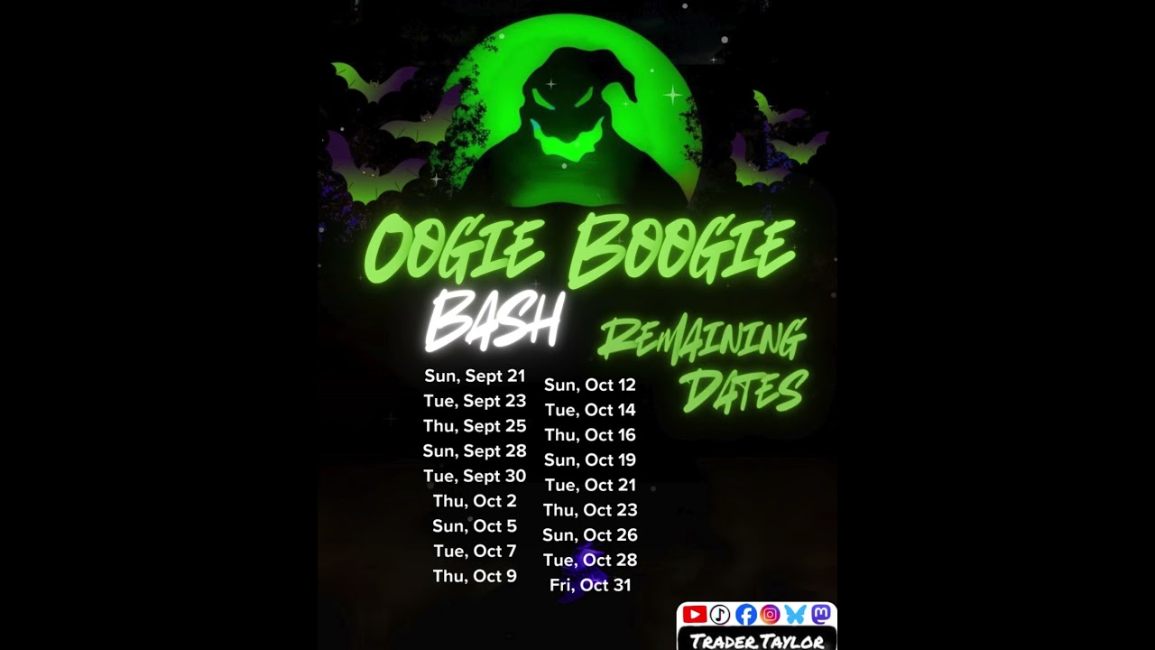 All the Remaining Oogie Boogie Bash Dates for 2025 👻