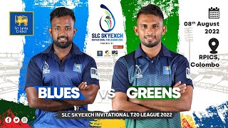🔴 LIVE | Blues vs Greens : SLC Invitational T20 League 2022