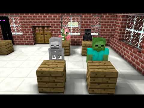 Monster School   The Teacher Got Sick   Minecraft Animation