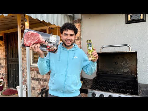 Grilling a MASSIVE Tomahawk Steak!