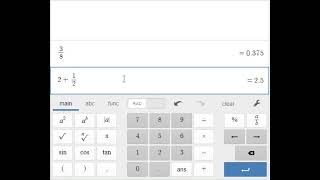 Use Desmos to convert from fractions to decimals.