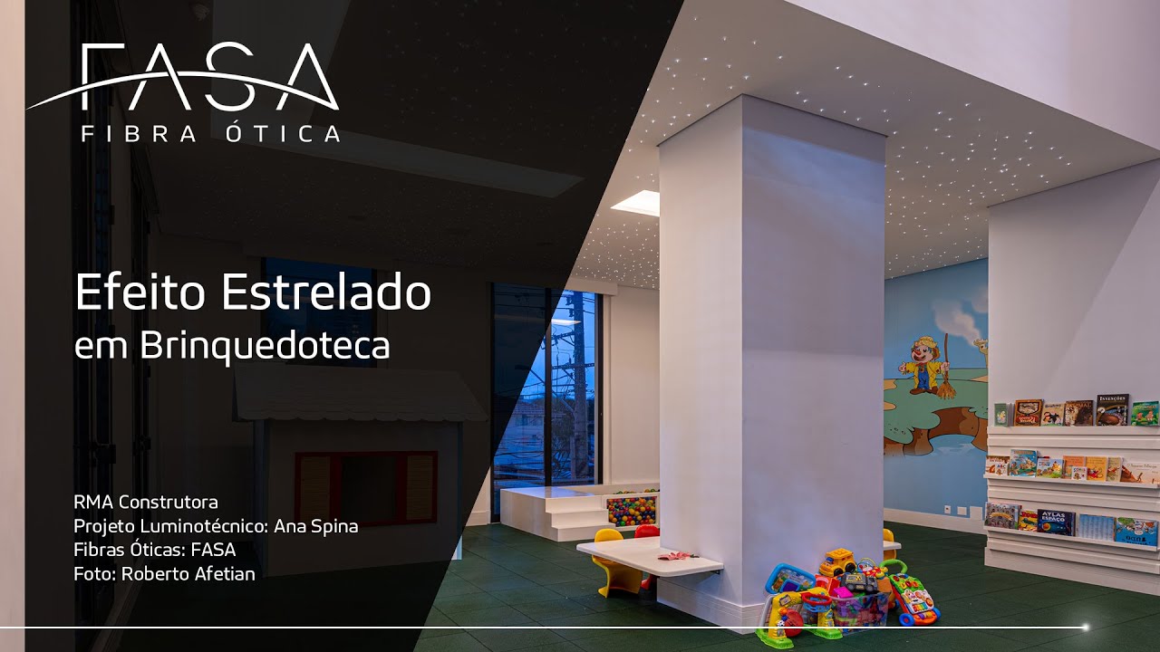 Efeito Estrelado FASA em Brinquedoteca - Empreendimento Quartier Auri