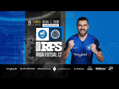 RFS FUTSAL 1:2 RIGA FUTSAL CLUB | SPĒLES IERAKSTS | TELPU FUTBOLA VIRSLĪGA