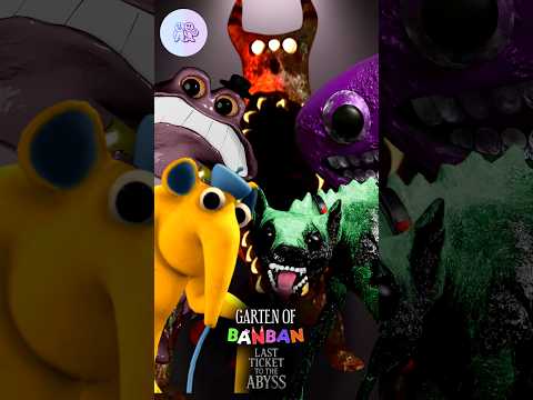 GARTEN OF BANBAN 9 new  CHARACTERS OFFICIALLY CONFIRMED🖌️🎨