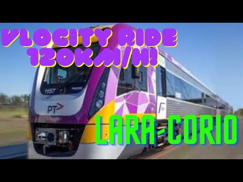 Lara-Corio at 120km/h on a V-Line Vlocity