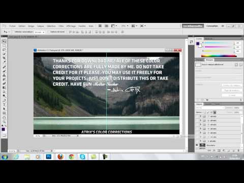 comment appliquer un coloring psd