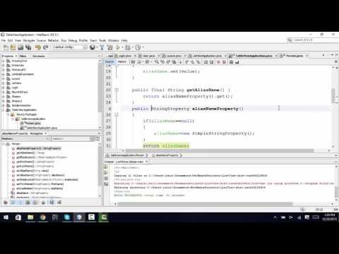 JavaFX Tutorial 30 Making Application using TableView part 1