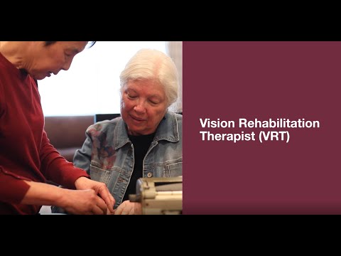 Certified Vision Rehabilitation Therapist