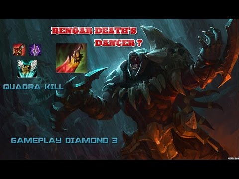 ★ DEATH'S DANCER RENGAR NEW BUILD ? - Diamond 3 Gameplay
